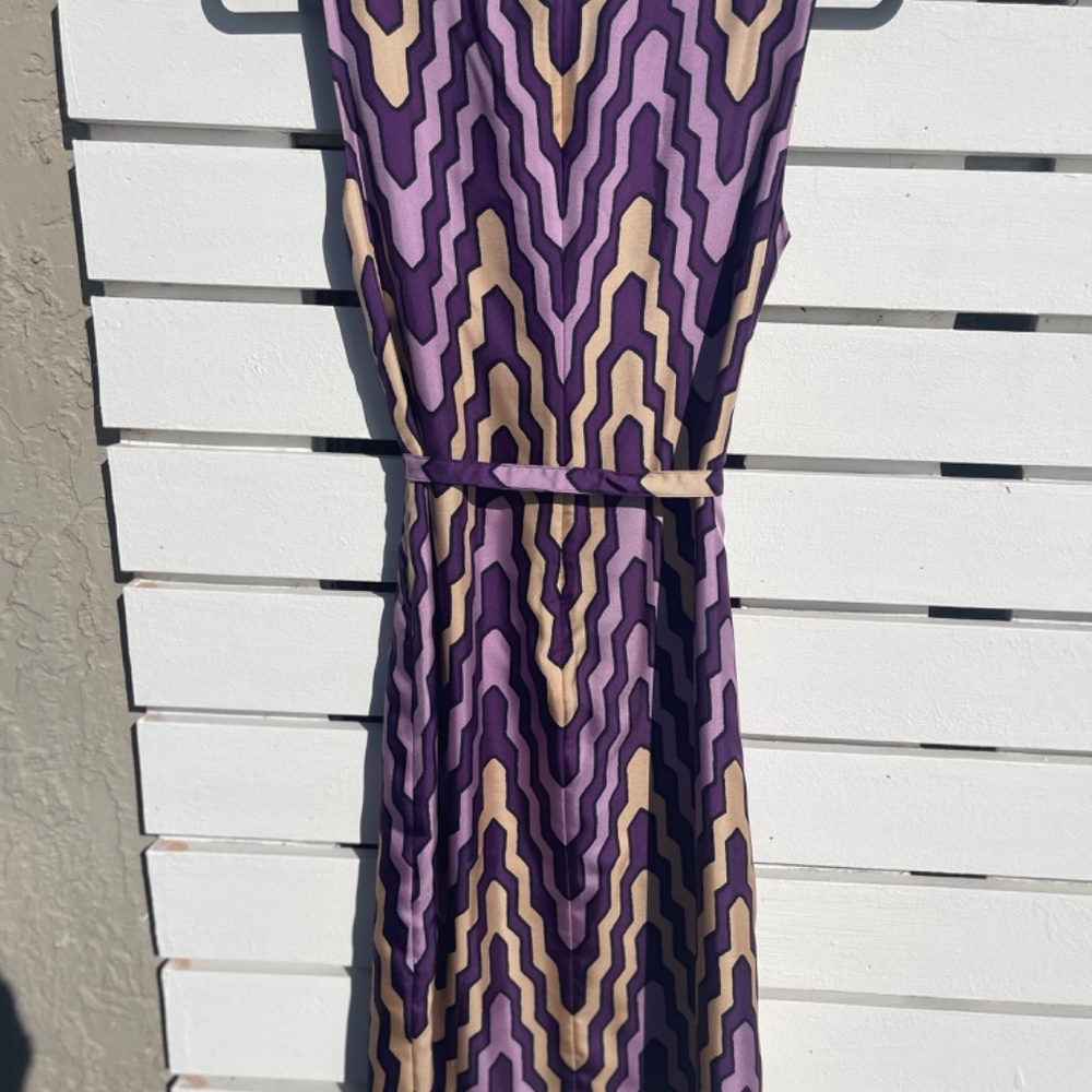 Tory burch Linda dress, Shirtdress, No Sleeve, A-Line, Drawstring, Women Size 2 - Picture 6 of 11